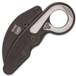 CRKT Provoke Folding Karambit Knife - D2 Steel Blade, 6061 T6 Aluminum Handle, Kinematic Technology - Length 7 1/4” -Knife Series Shop E19 CR4005