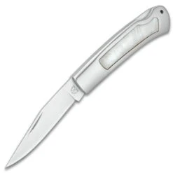 Kissing Crane Genuine Pearl And Stainless Pocket Knife 7 Kissing Crane Genuine Pearl And Stainless Pocket Knife -Knife Series Shop E19 KC5503