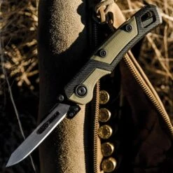 Kershaw LoneRock RBK 2 Pocket Knife - #60A Scalpel Blade, Glass-Filled And Rubber Handle, Manual Opening - Closed 4 2/5” -Knife Series Shop E19 KS8603