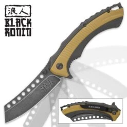 Black Ronin Bushido Pocket Knife -Knife Series Shop E19 UC3218
