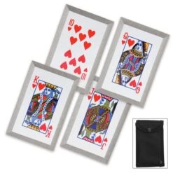 Royal Flush Throwing Card Set Of Five -Knife Series Shop E47 BK3117