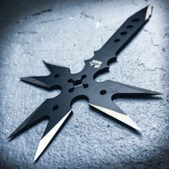 Black Ronin Fantasy Gothic Throwing Axe & Sheath -Knife Series Shop E47 UC2958