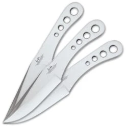 Hibben Throwing Set With Free Guide - Includes Throwing Axe And Throwing Knife Set, Stainless Steel Construction -Knife Series Shop F00 BK5650
