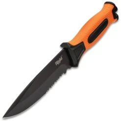 Rigid Two-Piece Rescue Knife Set - Includes Tactical Fixed Blade With Sheath And Pocket Knife, Stainless Steel Blades -Knife Series Shop F17 BK5916