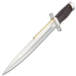 Gil Hibben Old West Toothpick Bowie Knife And Leather Sheath -Knife Series Shop F17 GH5019