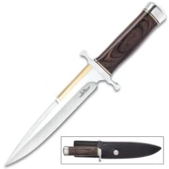 Gil Hibben Old West Fixed Blade Boot Knife With Sheath 9 Gil Hibben Old West Fixed Blade Boot Knife With Sheath -Knife Series Shop F17 GH5047