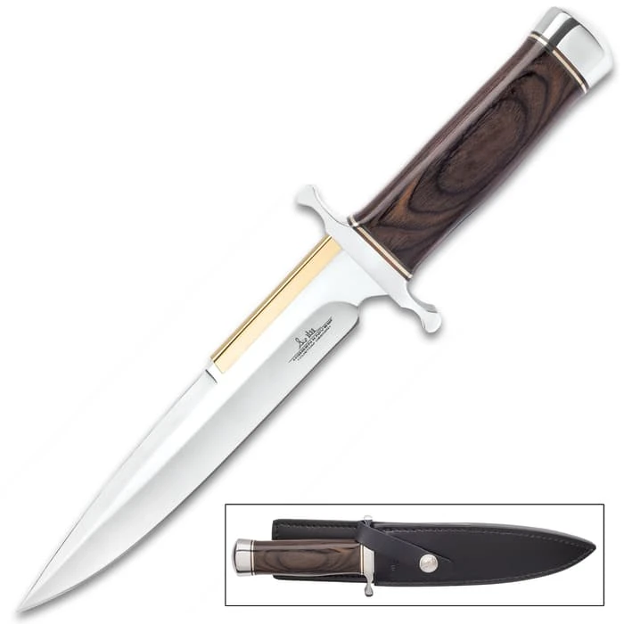 Gil Hibben Old West Fixed Blade Boot Knife With Sheath 5 Gil Hibben Old West Fixed Blade Boot Knife With Sheath - Image 5