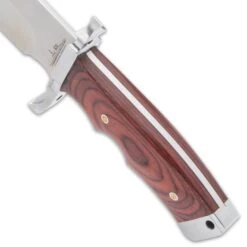 Hibben Bloodwood Magnum Bowie Knife And Sheath - 3Cr13 Stainless Steel Blade, Bloodwood Handle - Length 18 1/4” -Knife Series Shop F17 GH5104