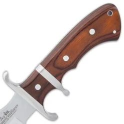 Hibben Sub-Hilt Fighter Knife And Sheath - 5Cr15MoV Stainless Steel Blade, Bloodwood Handle, Stainless Steel Guard 9 Hibben Sub-Hilt Fighter Knife And Sheath - 5Cr15MoV Stainless Steel Blade, Bloodwood Handle, Stainless Steel Guard -Knife Series Shop F17 GH5111