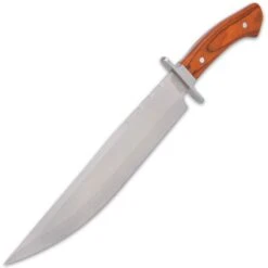Ridge Runner Denali Ridge Bowie Knife With Sheath - 3Cr13 Stainless Steel Blade, Pakkawood Handle, Length 16 7/10” -Knife Series Shop F17 RR839