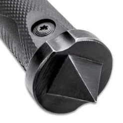 United Cutlery Cyclone Boot Knife With Custom Vortec Sheath - Cast Stainless Steel Blade, Piercing Point, Reinforced Nylon Handle - Length 10 1/2” -Knife Series Shop F17 UC3287