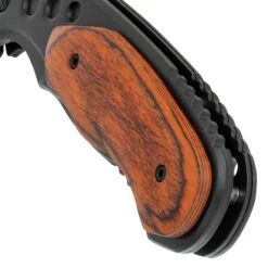 Timber Wolf Expedition Pocket Knife - 3Cr13 Stainless Steel Blade, Engravable Pakkawood Handle, Assisted Opening -Knife Series Shop F19 TW1398