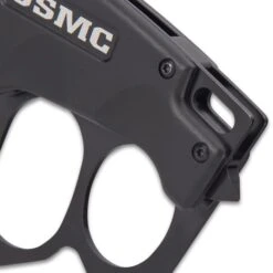 USMC Trench Folding Knuckle Knife - Stainless Steel Blade, TPU Handle, Glass Breaker Pommel, Pocket Clip - Closed 4 3/4” 11 USMC Trench Folding Knuckle Knife - Stainless Steel Blade, TPU Handle, Glass Breaker Pommel, Pocket Clip - Closed 4 3/4” -Knife Series Shop F19 UC3463