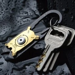 SHTF 20-In-1 Multi-Tool EDC With Carabiner Quick Release Clip - Various Sized Wrenches And Screwdrivers, Blade, Ruler, File -Knife Series Shop F33 BK4479