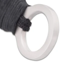 Honshu Kunai Set With Sheath - One-Piece 3Cr13 Stainless Steel Construction, Cord-Wrapped Handles, Open-Ring Pommel - Length 12” -Knife Series Shop F47 UC3453