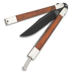 Bear & Son Cocobolo Butterfly Knife -Knife Series Shop F49 BCCB17