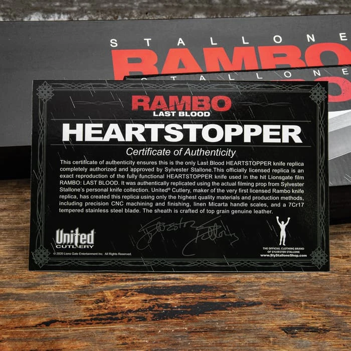 United Cutlery Rambo Last Blood Heartstopper Knife 6 United Cutlery Rambo Last Blood Heartstopper Knife - Image 6