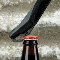 Rampage Tailwind Blackout Ball Bearing Pocket Knife - 3Cr13 Stainless Steel Blade, G10 And Steel Handle, Non-Reflective -Knife Series Shop G19 BK5466