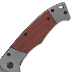 Timber Wolf Heirloom Pocket Knife - Free Engraving, Wooden Handle Scales -Knife Series Shop G19 TW1216