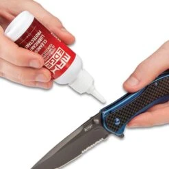 Max Edge CLP Knife Lube - Use With All Blades, Long-Lasting, Inhibits Rust, Lifts Residue, Won’t Dry Out - 1.5 Oz -Knife Series Shop G36 BK4578